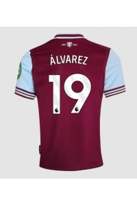 Fotbalové Dres West Ham United Edson Alvarez #19 Domácí Oblečení 2024-25 Krátký Rukáv